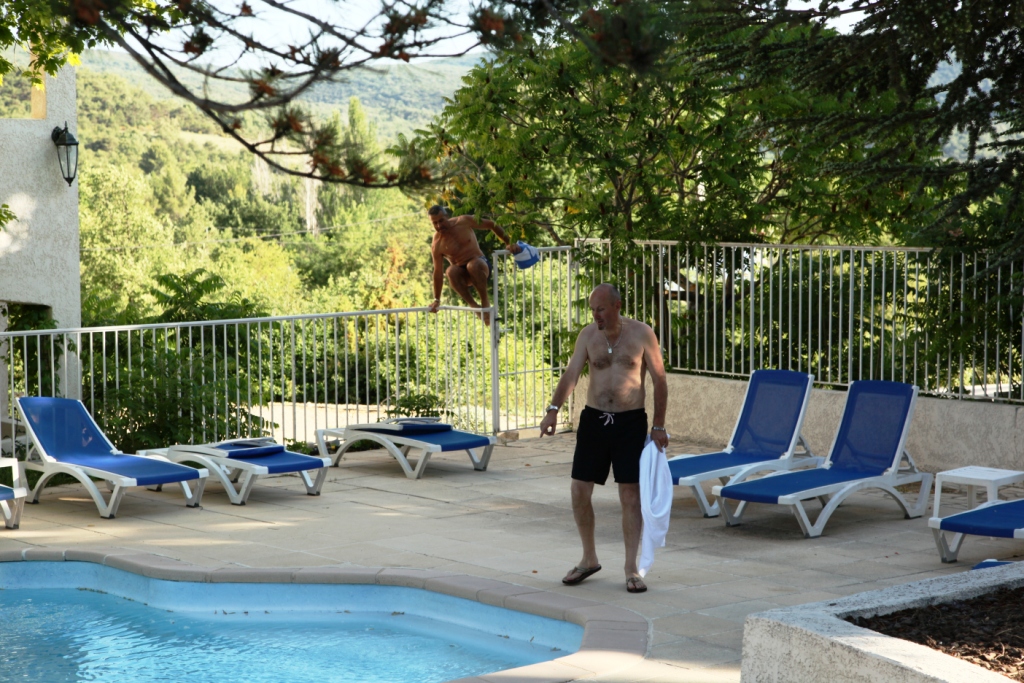 lolo&Fox devant piscine.JPG