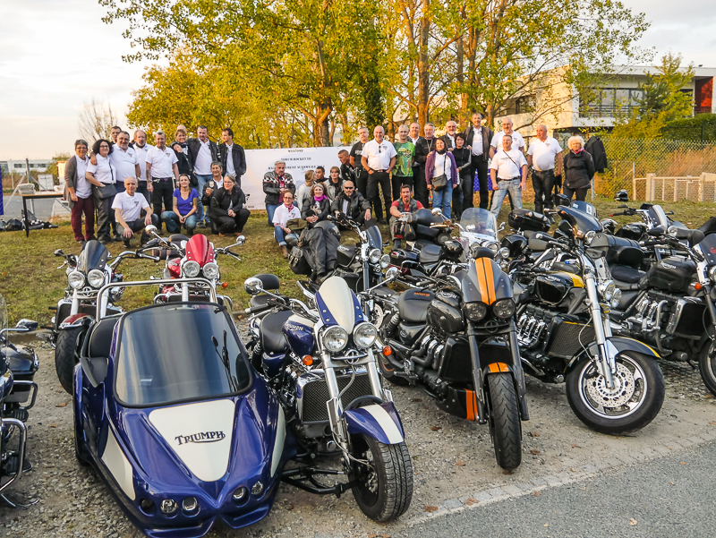 Visite chez Triumph avec le gouter ... propos par lolodelyon